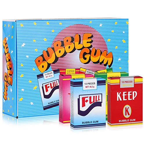 Bubble Gum Kaugummi Sticks, 24 Packungen Kaugummi Sticks mit Dampf, 24 x 44 g von Cool