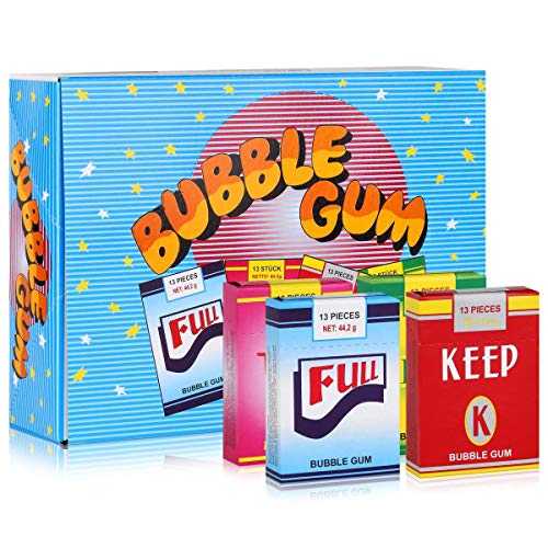 Bubble Gum Kaugummi Sticks, 24 Packungen Kaugummi Sticks mit Dampf, 24 x 44 g Bubble Gum Kaugummi Sticks, 24 Packungen Kaugummi Sticks mit Dampf, 24 x 44 g von Cool