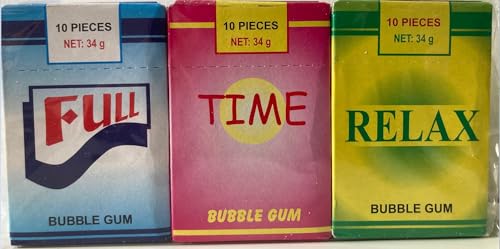 COOL Bubble Gum Kaugummi Sticks, 3 Packungen Kaugummi Sticks mit Dampf, 102g COOL Bubble Gum Kaugummi Sticks, 3 Packungen Kaugummi Sticks mit Dampf, 102g von Cool