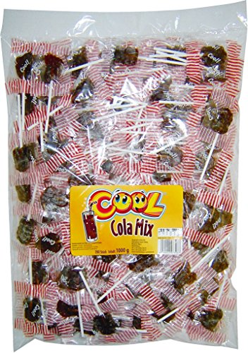 Cool Colamix-Lolli 200 Stück im 1 kg Beutel, 1er Pack (1 x 1 kg) von Cool