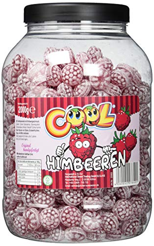 COOL Himbeerdrops - Fruchtige Himbeergeschmack Bonbons in 2 kg Dose COOL Himbeerdrops - Fruchtige Himbeergeschmack Bonbons in 2 kg Dose von Cool