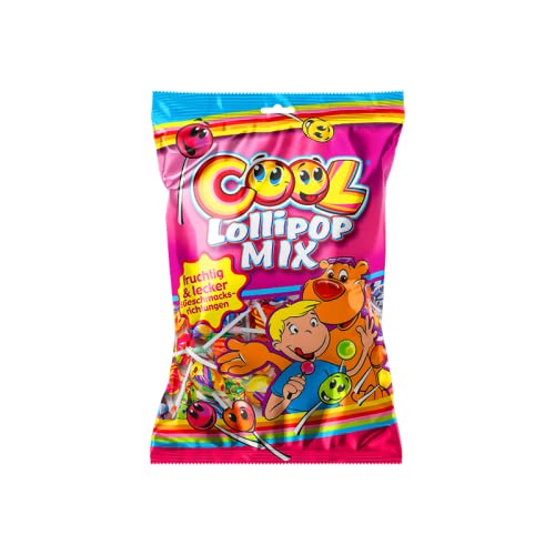 Cool Lollipop Mix, Lutscher in 5 verschiedenen Sorten, 500g von Cool
