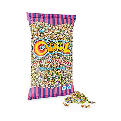 Cool Minibonbons Frucht Mix im Beutel, ca. 1350 Minibonbons, 1er Pack (1 x 3 kg) von Cool