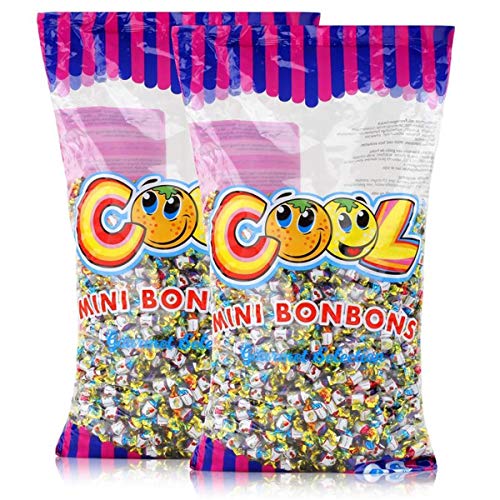 Cool Mini Bonbons Fruchtgeschmack 3kg - Hartkaramellen (2er Pack) von Cool