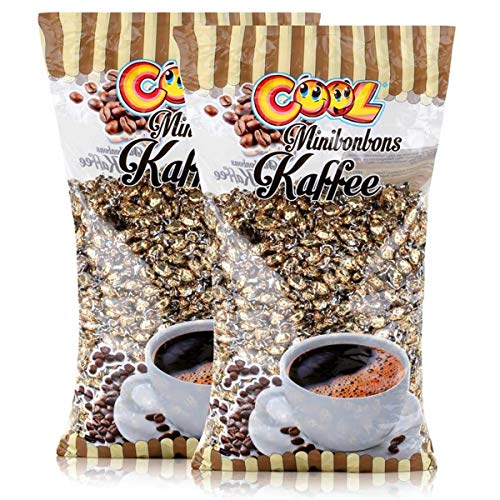 Cool Minibonbons Kaffee 3kg Hartkaramellen - mit Kaffeegeschmack (2er Pack) von Cool