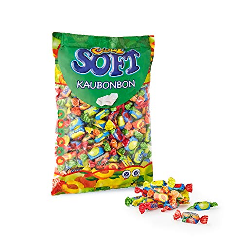 Cool Soft Kaubonbons | vegan und glutenfrei | im Beutel, 1er Pack (1 x 1 kg), 75100 von Cool