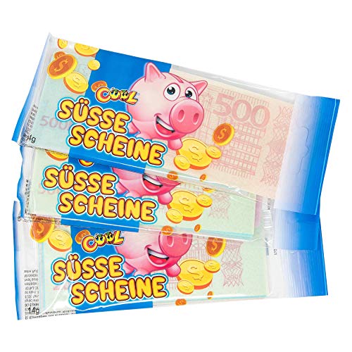 COOL Süße Scheine Esspapier, 24 Bündel Banknoten, ein Haufen Spielgeld, 24 Flowpacks mit je 14 Geldscheinen (1 x 168g) von Cool