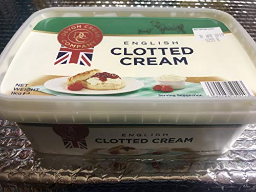 Englische Clotted Cream, feste Rahm-Creme, 55% Fett, 1 kg Englische Clotted Cream, feste Rahm-Creme, 55% Fett, 1 kg von Devon Cream Company
