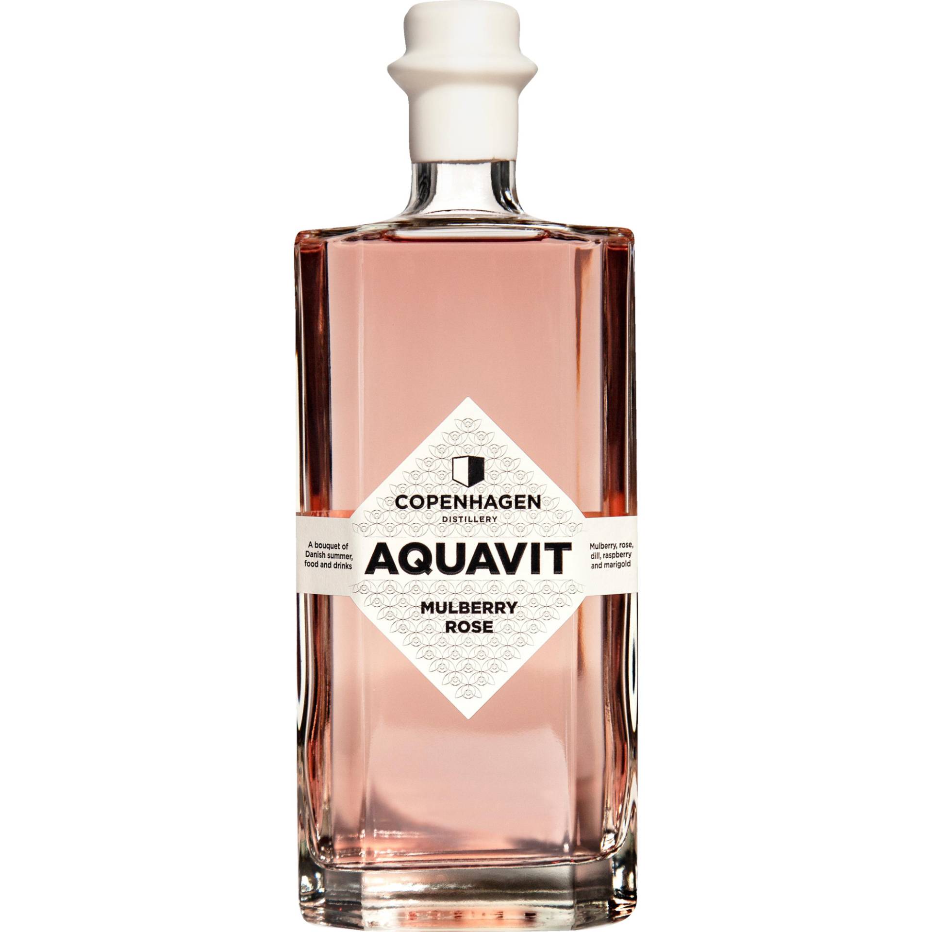 Copenhagen Distillery Aquavit Mulberry Rose, 0,5 L, 41% Vol., Spirituosen von Copenhagen Distillery, Kløvermarksvej 70 D, 2300 Copenhagen, Denmark