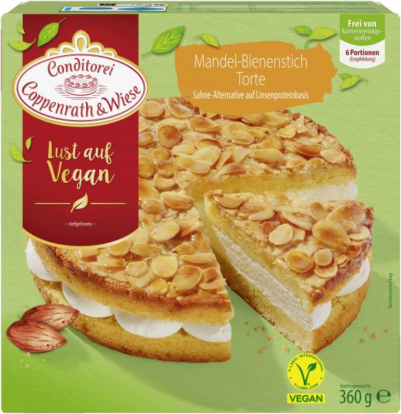 Coppenrath & Wiese Lust auf Vegan Mandel-Bienenstich Torte Coppenrath & Wiese Lust auf Vegan Mandel-Bienenstich Torte von Coppenrath & Wiese