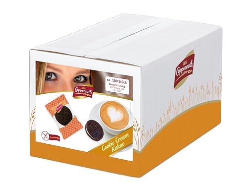 Coppenrath Cookie & Cream Kakao Doppelkeks glutenfrei (100 x 15 g) von Coppenrath