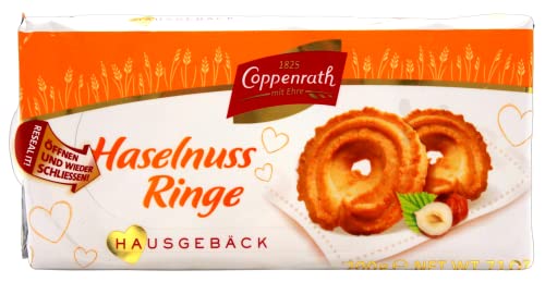 Coppenrath Hausgebäck Haselnuss Ringe, 14er Pack (14 x 200g) von Coppenrath