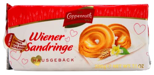 Coppenrath Hausgebäck Wiener Sandringe, 14er Pack (14 x 200g) von Coppenrath