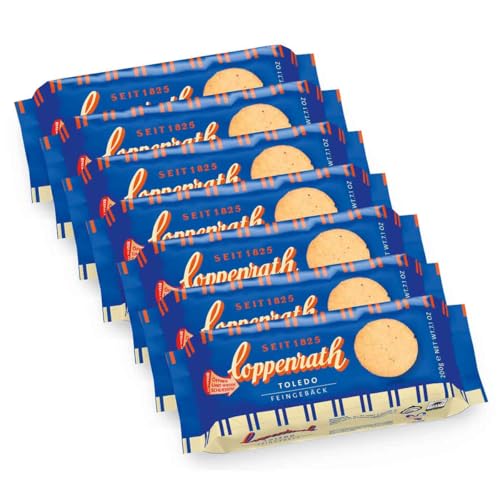 Coppenrath Toledo Feingebäck - Jubiläumsgebäck - Mürbegebäck mit Haselnuss 7 x 200 g von Coppenrath