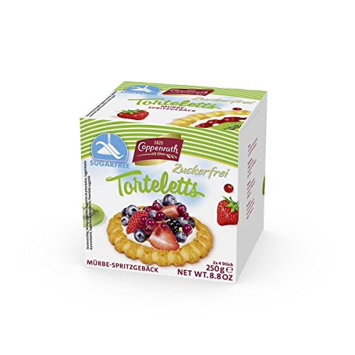Coppenrath zuckerfrei Torteletts Mürbe-Spritzgebäck (20 x 250 g) von Coppenrath