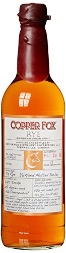 Copper Fox Distillery Wasmund's Rye Whiskey Virginia (1 x 0.7 l) von Copper Fox