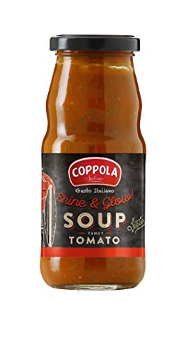 Coppola Shine & Glow! Tomatensuppe mit Basilikum und Olivenöl - ohne Zusatz von Zucker, 350g Coppola Shine & Glow! Tomatensuppe mit Basilikum und Olivenöl - ohne Zusatz von Zucker, 350g von Coppola Salerno