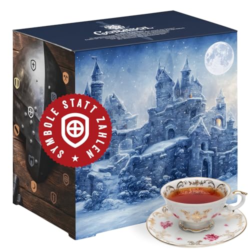 Corasol Escape & Tee Adventskalender Rätsel-Triller für Erwachsene: Rot rieselt der Schnee (214 g) von Corasol