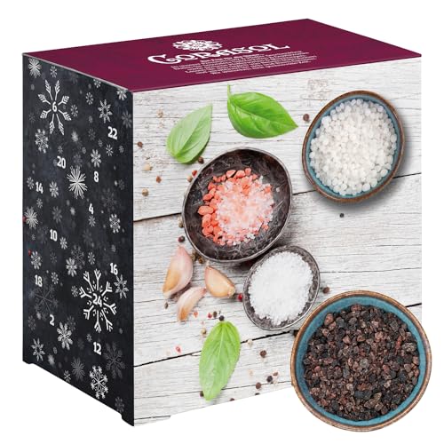Corasol Premium Salz & Pfeffer Adventskalender, die Gewürz Gourmet Geschenkidee für Männer (264 g) von Corasol