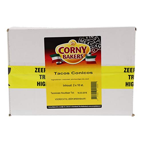 Corny Bakers Tacos conicos Schachtel 20 Stück von Corny Bakers