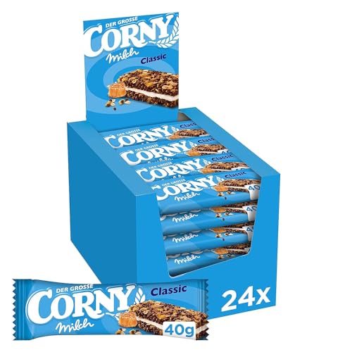Corny Milch Classic DER GROSSE, Milchsandwich, 24er Pack (24 x 40g) von Corny