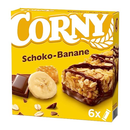 CORNY Schoko-Banane, Müsliriegel, 150g Schachtel mit 6 Riegeln CORNY Schoko-Banane, Müsliriegel, 150g Schachtel mit 6 Riegeln von Corny
