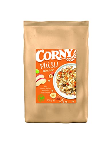 Corny Müsli Bircher, ballaststoffreich, vegan, 750g Corny Müsli Bircher, ballaststoffreich, vegan, 750g von Corny