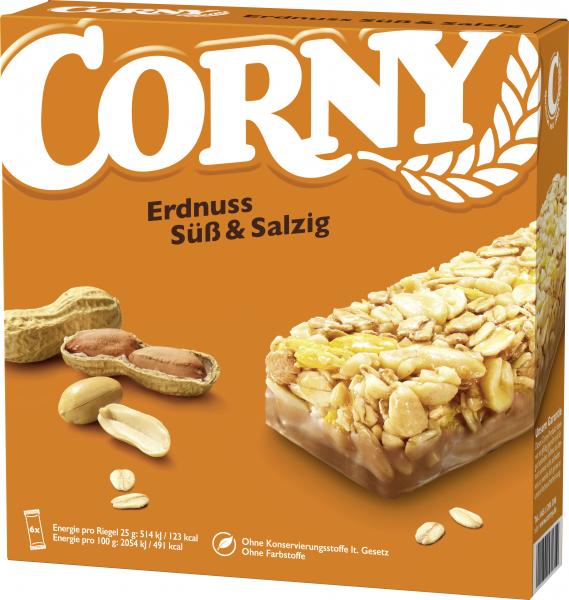 Corny Müsli Riegel Erdnuss süß & salzig Corny Müsli Riegel Erdnuss süß & salzig von Corny