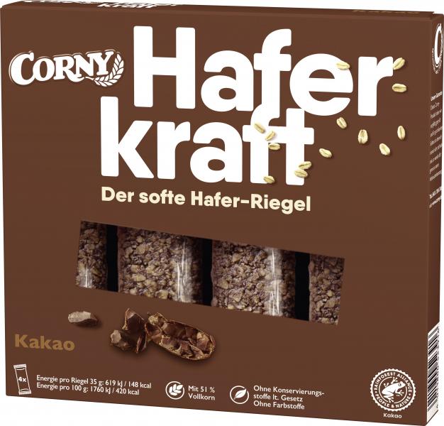 Corny Müsli-Riegel Haferkraft Kakao von Corny