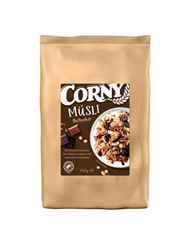 Corny Müsli Schokolade, ballaststoffreiches Schokomüsli, 750g Corny Müsli Schokolade, ballaststoffreiches Schokomüsli, 750g von Corny