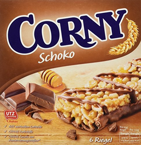 Corny Riegel 6x25g, Schoko 10 x 150 g von Corny