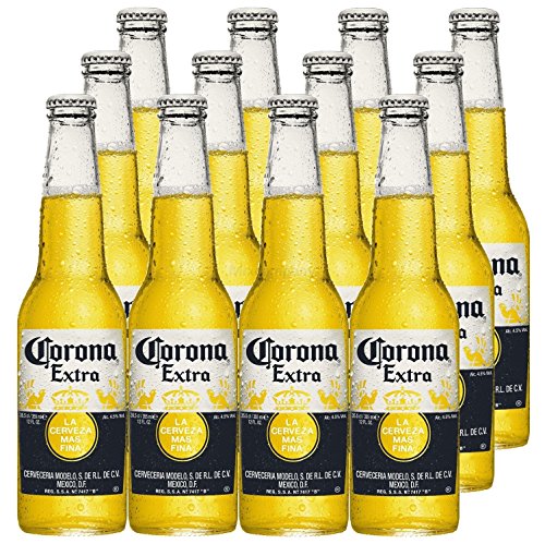 Corona Extra Mexikanisches Bier inkl. Pfand - 12x 355ml (4,5% Vol) -[Enthält Sulfite] von Corona Extra