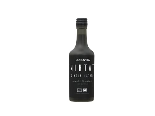 Corovita Mirtat Single-Estate | Bio | natives Olivenöl extra | 100% aus der Türkei, Region Assos | das Feld liegt direkt am Meer | 500ml | kaltgepresst | Premium Qualität | Erzeuger: Deniz Sen von Corovita