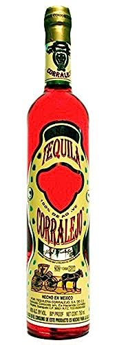 Corralejo Tequila Añejo | Premium Tequila | Zu 100% aus blauen Agaven | 12 Monate in Limousin-Eichen Fässern gelagert| Dezente Süße | Glänzend goldene Farbe| 38% Vol. | 100ML von Corralejo