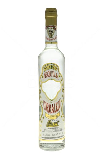Corralejo Tequila Blanco | Premium Tequila | Zu 100% aus blauen Agaven | Kristallklarer, ungelagerter Tequila | Als Sommerdrink mit Grapefuitlimonade | 38% Vol. | 700ML Corralejo Tequila Blanco | Premium Tequila | Zu 100% aus blauen Agaven | Kristallklarer, ungelagerter Tequila | Als Sommerdrink mit Grapefuitlimonade | 38% Vol. | 700ML von Corralejo