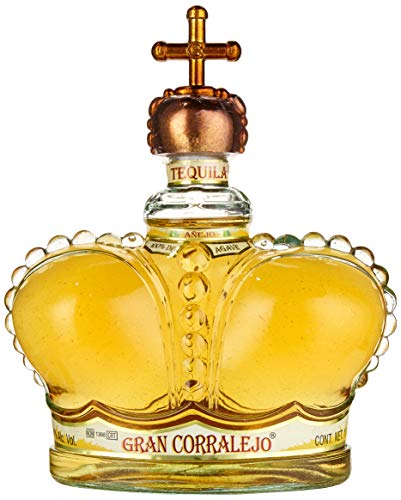 Corralejo Tequila Gran Corralejo | Premium Añejo Tequila | Zu 100% aus blauen Agaven | 12 Monate in Limousin-Eichen Fässern gelagert| Außergewöhnliches Flaschendesign | Glänzend goldene Farbe| 38% Vol. | 1000ML Corralejo Tequila Gran Corralejo | Premium Añejo Tequila | Zu 100% aus blauen Agaven | 12 Monate in Limousin-Eichen Fässern gelagert| Außergewöhnliches Flaschendesign | Glänzend goldene Farbe| 38% Vol. | 1000ML von Corralejo