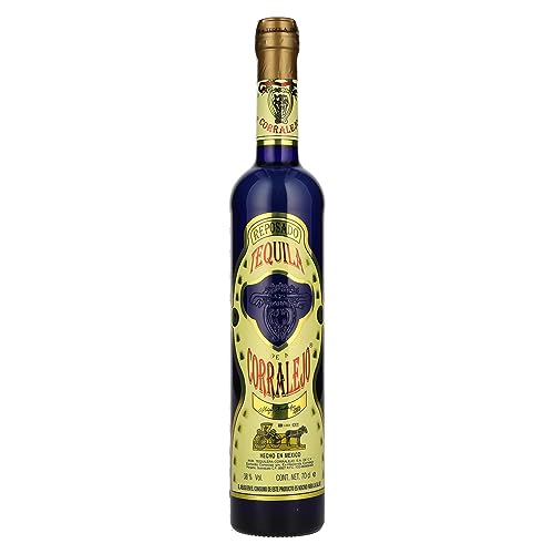 Corralejo Tequila Reposado | Premium Tequila | Zu 100% aus blauen Agaven | 6 Monate in Limousin-Eichen Fässern gelagert| Hell und Strohfarben | Milder Abgang | 38% Vol. | 700ML von Corralejo