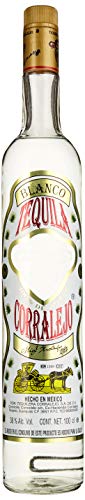 Corralejo Tequila Blanco | Premium Tequila | Zu 100% aus blauen Agaven | Kristallklarer, ungelagerter Tequila | Als Sommerdrink mit Grapefuitlimonade | 38% Vol. | 1000ML von Corralejo