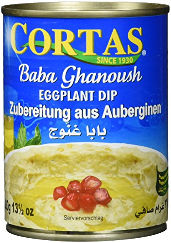 Cortas Baba Ghanoush Auberginendip, 4er Pack (4 x 380 g) von Cortas