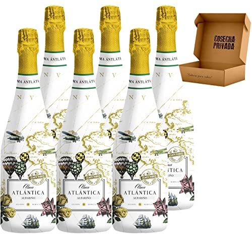 Alma Atlantica Albariño Espumoso - Envio 24 h - Caja Regalo vino 6 botellas - Seleccionado y enviado en caja reforzada de Cosecha Privada Alma Atlantica Albariño Espumoso - Envio 24 h - Caja Regalo vino 6 botellas - Seleccionado y enviado en caja reforzada de Cosecha Privada von Cosecha Privada