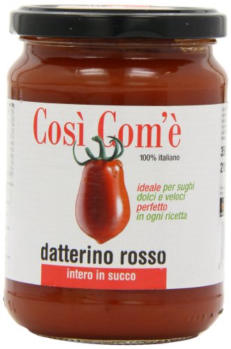 Cosi Com' Red Datterino Tomate im eigenen natürlichen Saft, 350 g, 3 Stück Cosi Com' Red Datterino Tomate im eigenen natürlichen Saft, 350 g, 3 Stück von Così Com'è