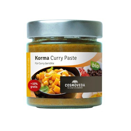 BIO Korma Curry Paste 175 g von Cosmoveda