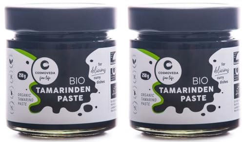 2 x Bio Tamarinden Paste 250g COSMOVEDA (Doppelpack) von Cosmoveda
