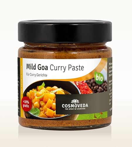 BIO Mild Goa Curry Paste 160 g von Cosmoveda