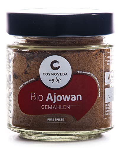 Cosmoveda Bio Ajowan (Ajowain), gemahlen, 1er-Pack (1 x 80g) - BIO von Cosmoveda