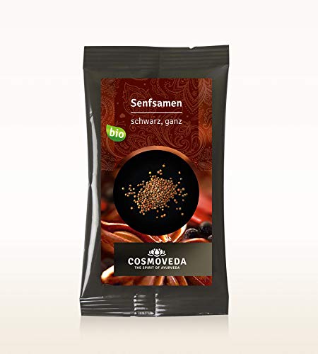 Cosmoveda Bio Senfsamen schwarz ganz 25 g von Cosmoveda