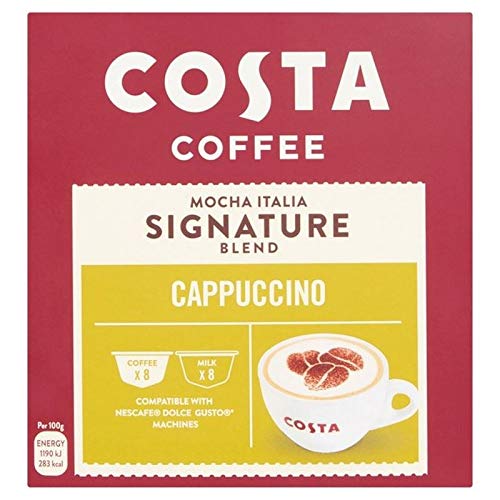Costa Dolce Gusto Compatible Cappuccino Pods 16 per pack von Costa