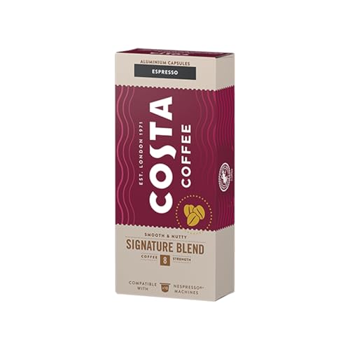 Costa Coffee 10 x 5,7g Kapsel Costa Coffee Colombian Roast - Kaffeekapsel - Νespresso Maschinen Kompatibel (Signature Blend) von Costa