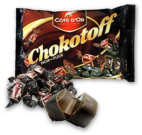 Chokotoff Cote dOr- Toffees mit leckerer belgischer dunklen Schokolade bedeckt - Tasche von 17,6 Unzen / 500 g von Cote D'Or