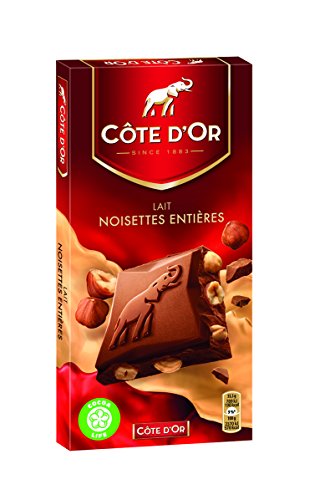 Côte d'Or Brüsseler Nuss Vollmilch mit ganzen Haselnüssen, 7er Pack (7 x 200 g) von Cote D'Or